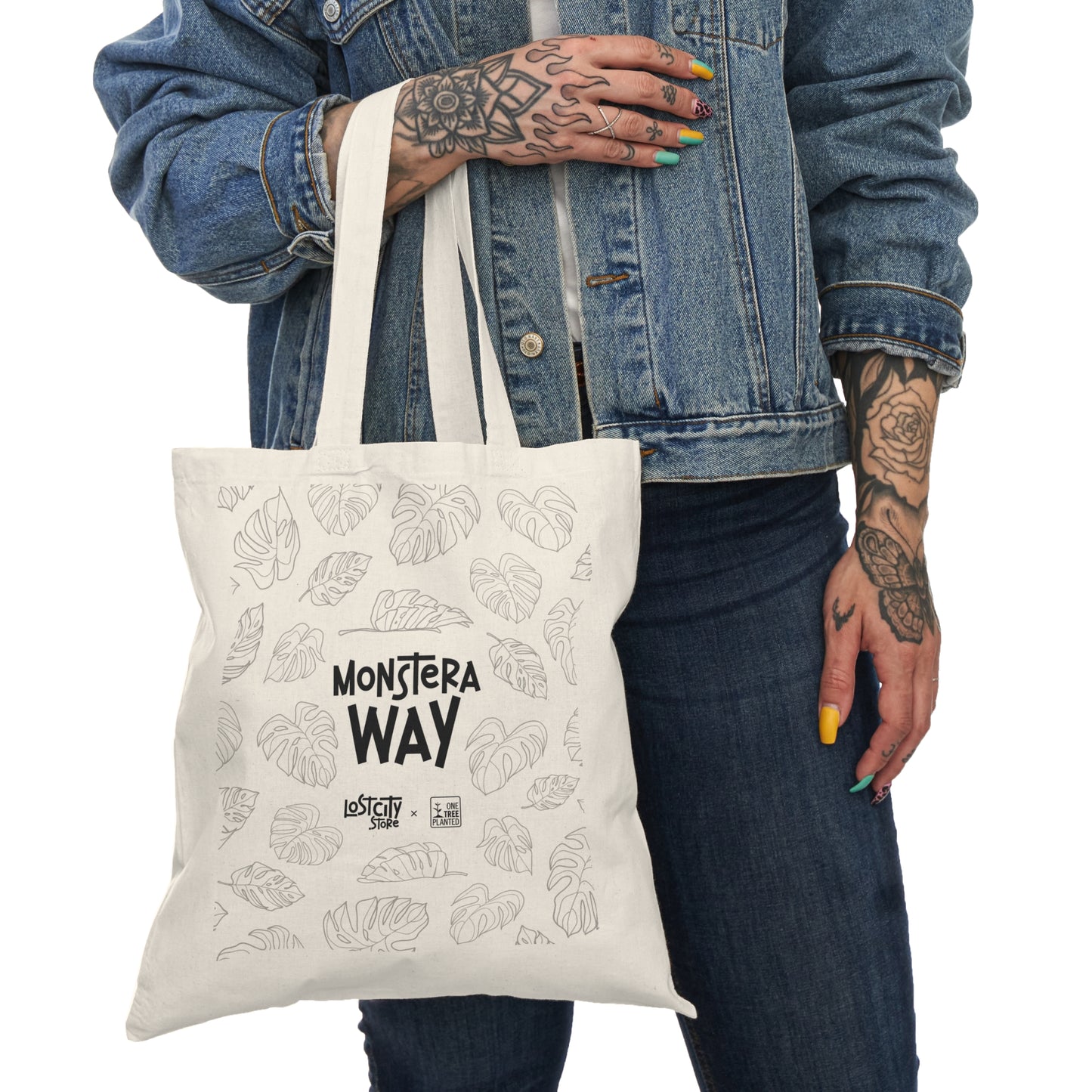 Monstera Way Tote Bag