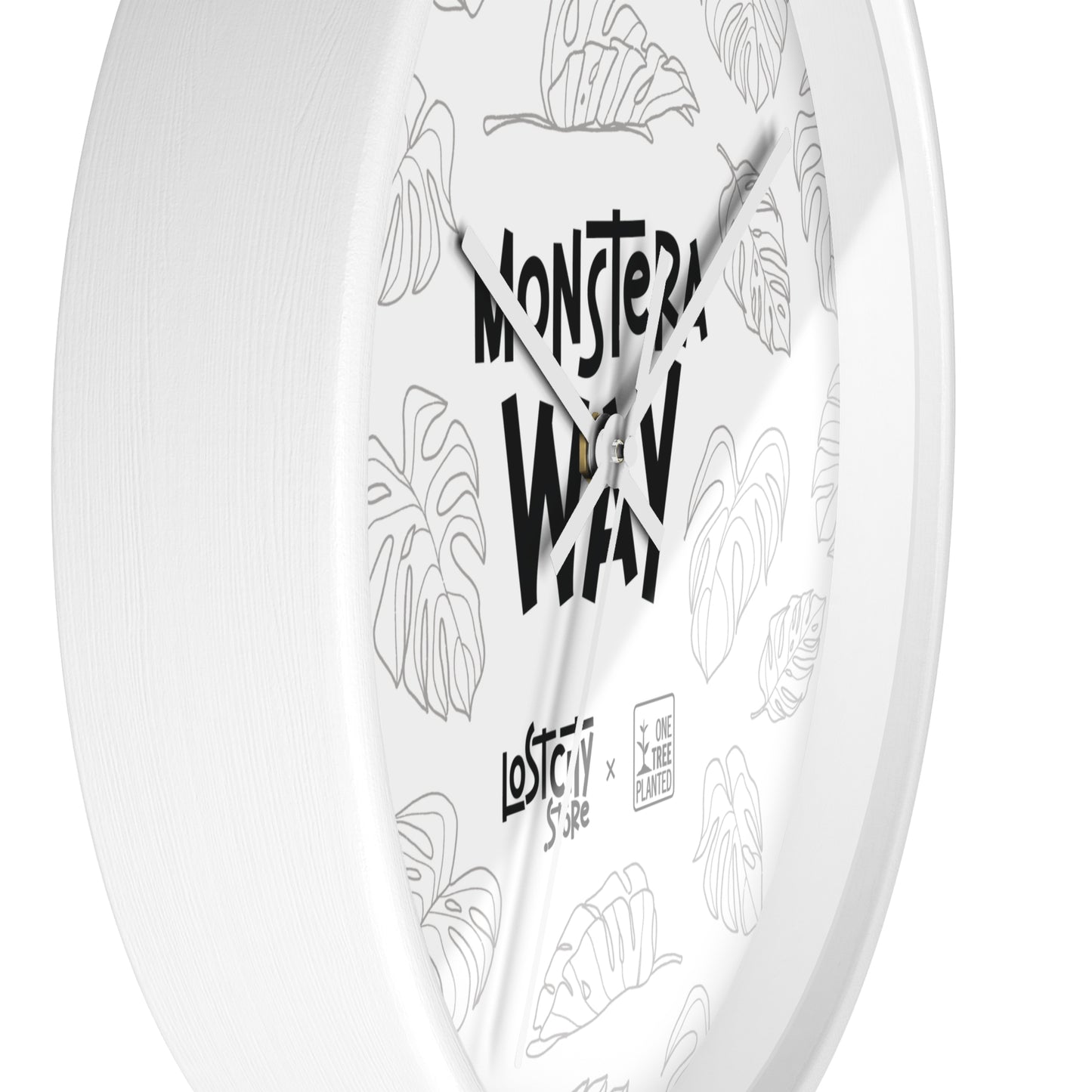 Monstera Way Wall Clock