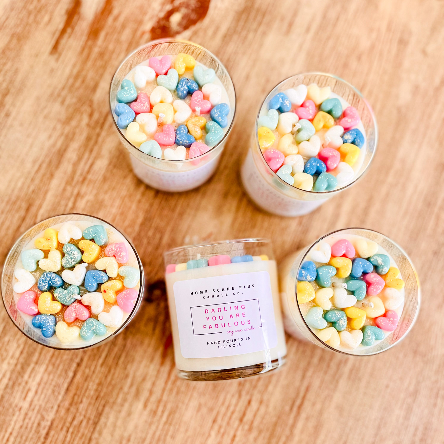 Sparkling Rainbow Soy Candle