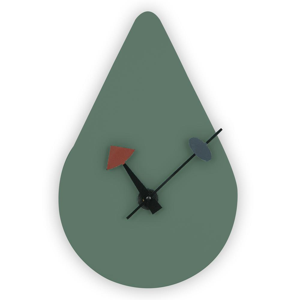 Manchester Modern Rain Drop Design Silent Non-Ticking Wall Clock