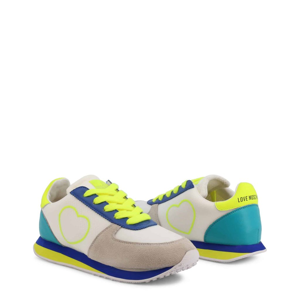 Love Moschino Neon Heart Sneakers