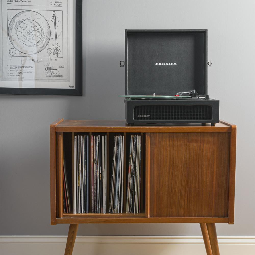 Voyager Record Player In Black