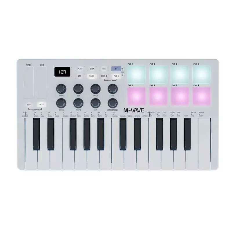 M-VAVE 25-Key MIDI Control Keyboard Piano